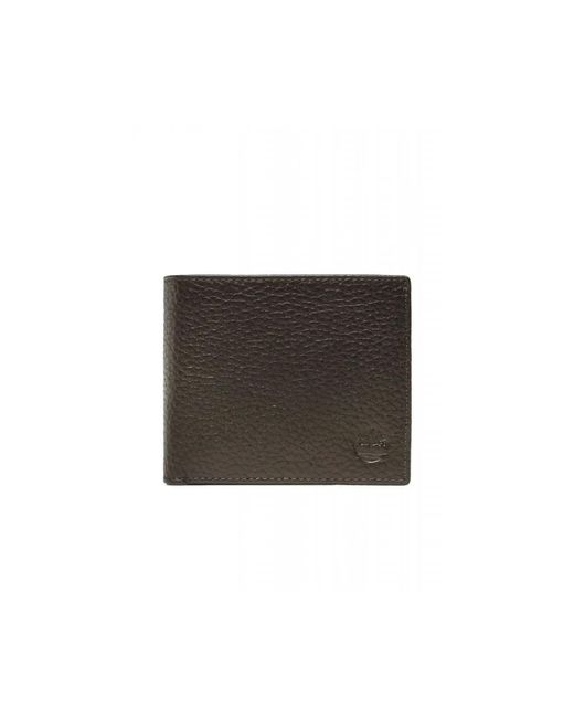 Timberland Accessoires ,Bruin ,Grote Bifold Portemonnee in het Black voor heren