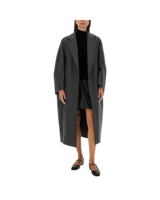 Max Mara Asburgo Coat in het Black