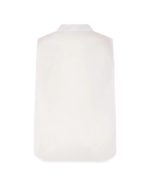 P.A.R.O.S.H. Top Met Ruffles in het White