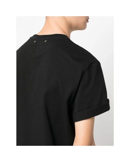 Golden Goose Deluxe Brand Black T-Shirts for men