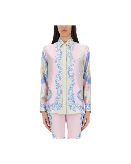 Versace Blue Shirts