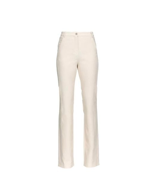 Pinko Natural Straight Trousers