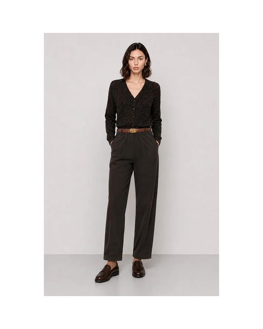 Straight Trousers Kocca de color Black