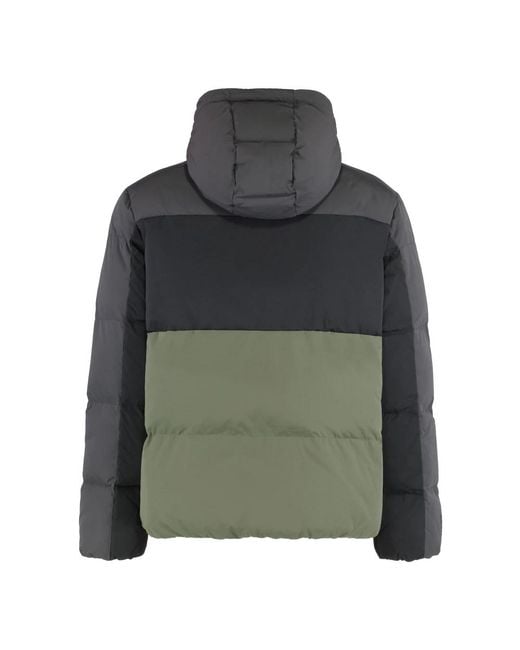 EA7 Green Winter Jackets for men