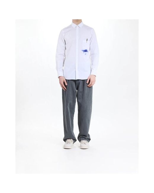 Moschino Blue Casual Shirts for men