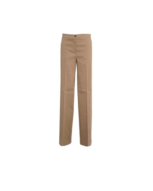 Pinko Natural Straight Trousers