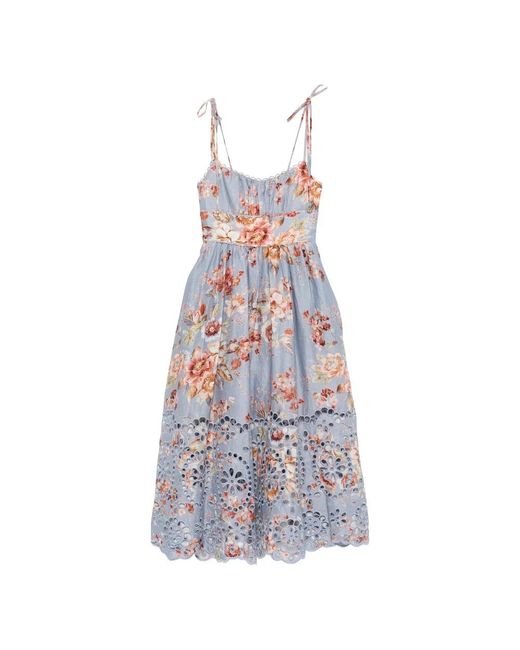 Zimmermann Kleedjes ,Veelkleurig ,Katoen Awaken Picnic Dress in het White