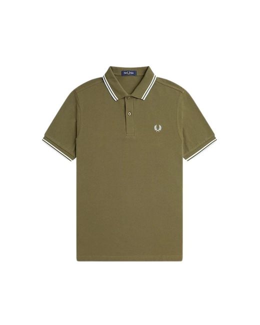 Fred Perry Green Polo Shirts for men