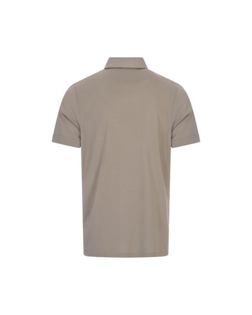 Kiton Gray Polo Shirts for men
