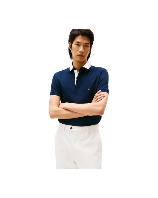 Tommy Hilfiger Blue Polo Shirts for men