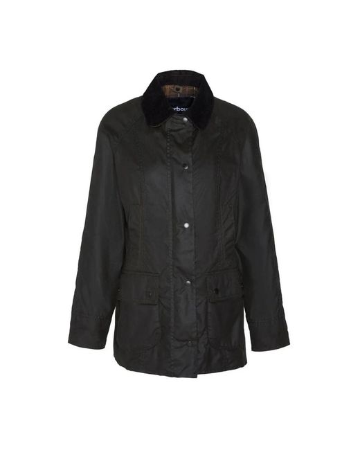 Barbour Beadnell Wax Jacket in het Black