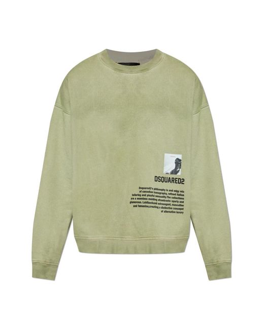DSquared² Sweatshirts in het Green voor heren