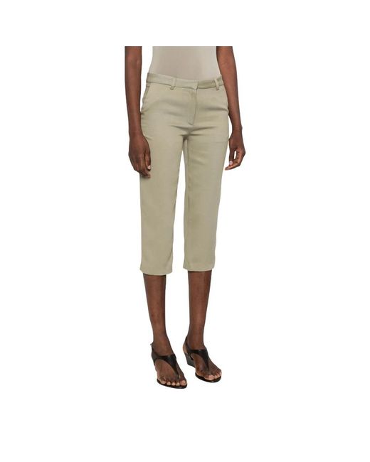 Frankie Shop Green Cropped Trousers