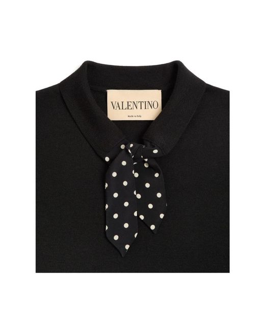 Valentino Black Polo Shirts