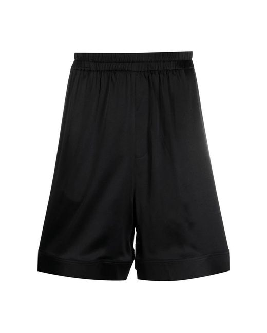 Laneus Black Casual Shorts for men