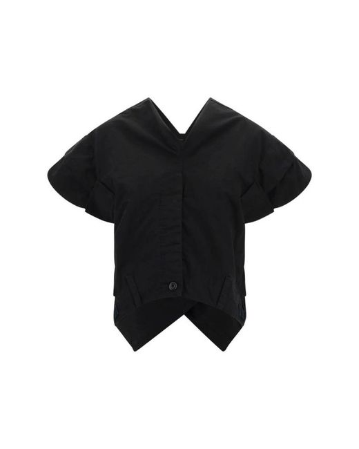 Balenciaga Black Blouses