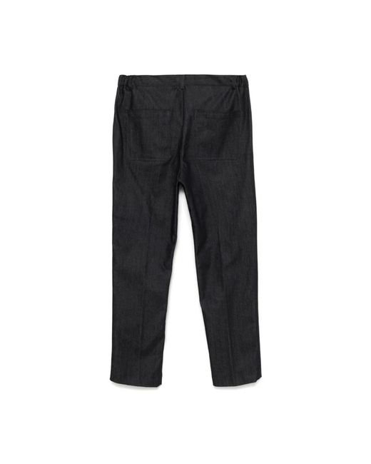 Hevò Black Slim-Fit Trousers for men