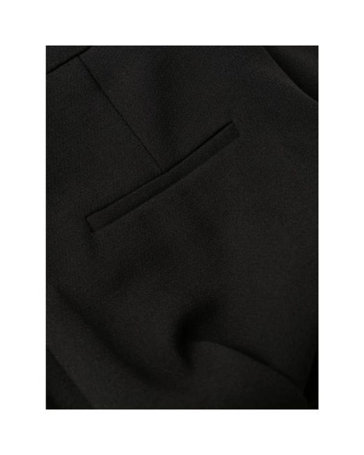Self-Portrait Black Elegante schwarze krepphose