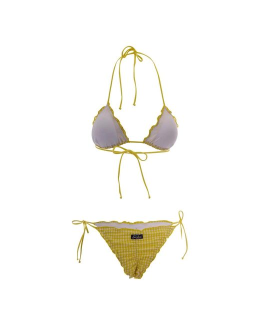 Mc2 Saint Barth Yellow Bikinis