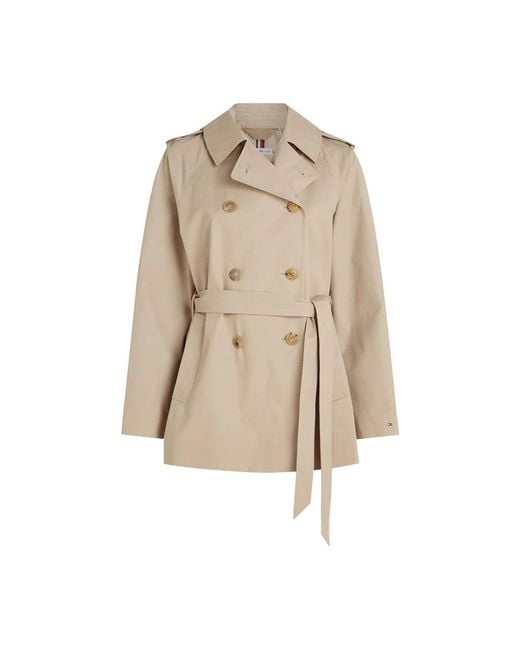 Tommy Hilfiger Natural Trench Coats