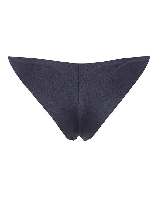 Versace Badmode ,Zwart ,Polyester Bikini Broekje in het Blue