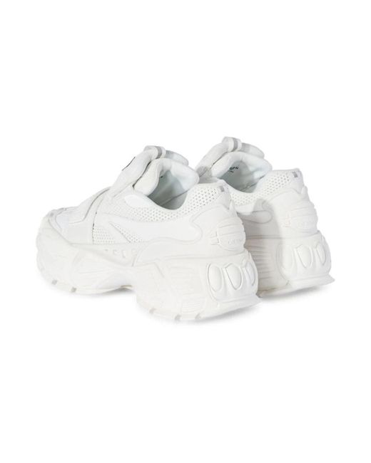 Off-White c/o Virgil Abloh E Slip-On Sneakers mit Logo Patch in White für Herren