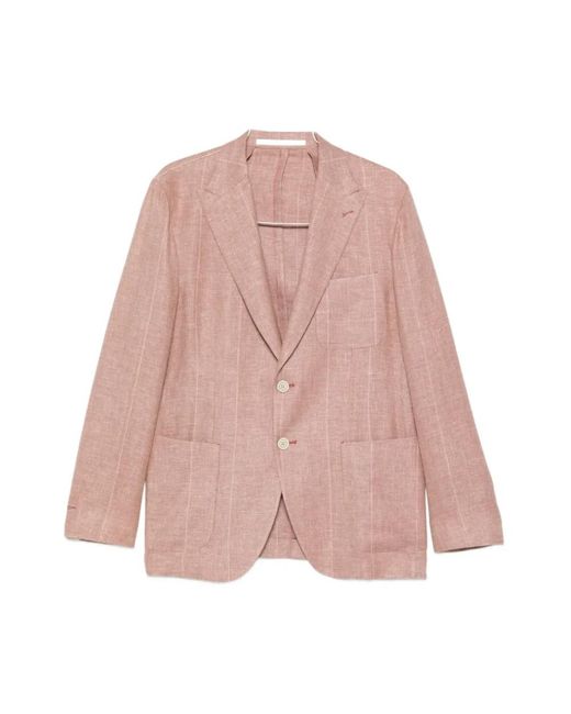 Eleventy Pink Blazers for men