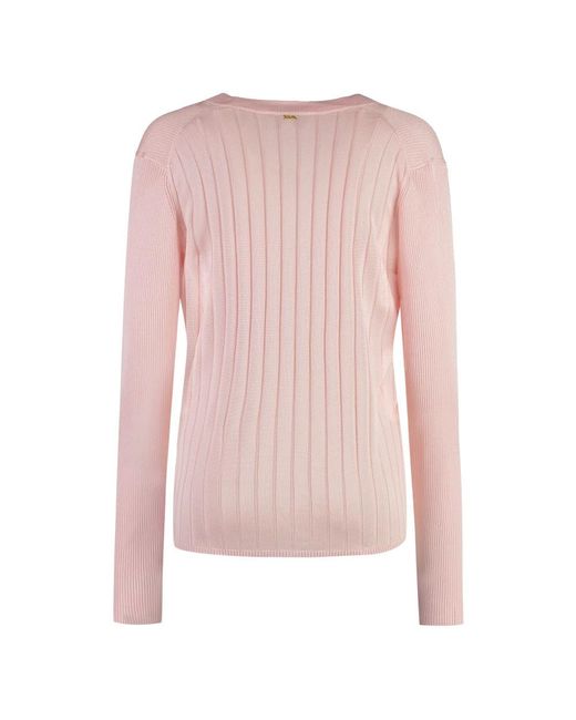 St. John Truien & Vesten ,Roze ,Rayon Geribd Vest in het Pink