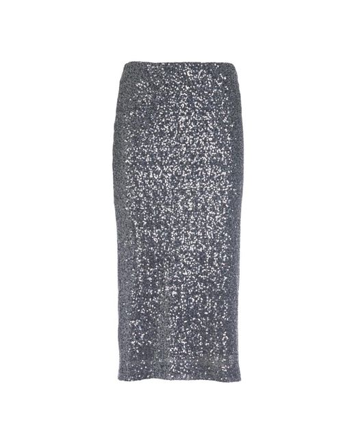 Ottod'Ame Midi Rok in het Gray