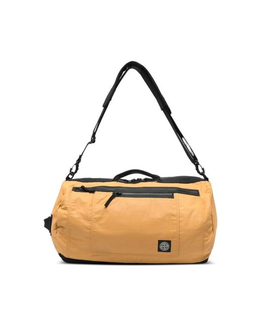 Stone Island Metallic Weekend Bags for men