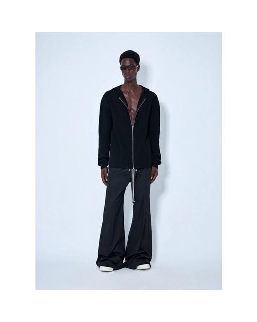 Rick Owens Blue Zip-Throughs for men