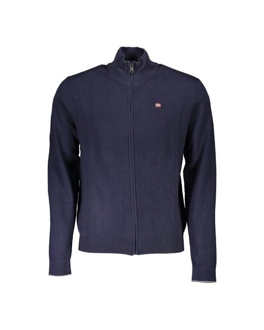 Napapijri Blue Cardigans for men