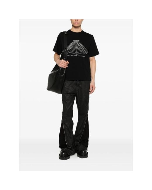 Rick Owens Black T-Shirts for men