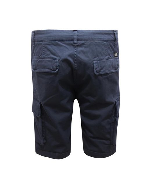 Mason's Blue Casual Shorts for men