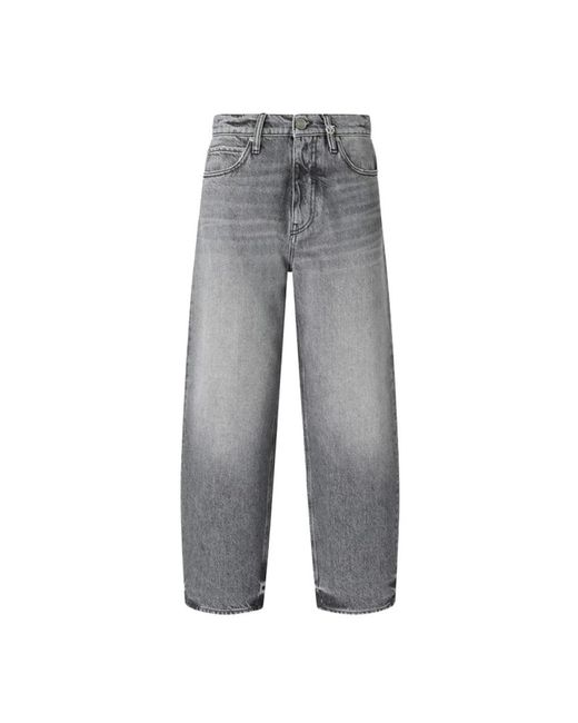 Pinko Gray Straight Jeans