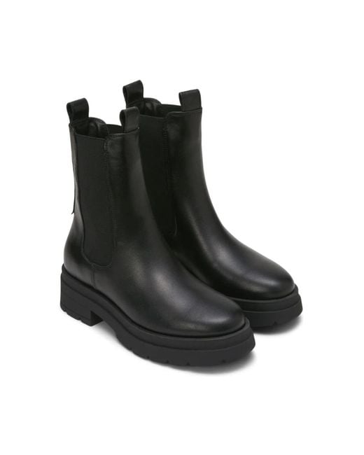 Marc O' Polo Black Chelsea Boots