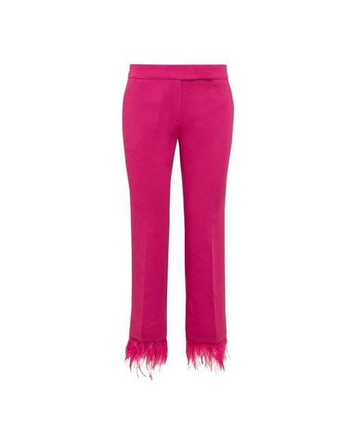 Straight Trousers di Michael Kors in Pink
