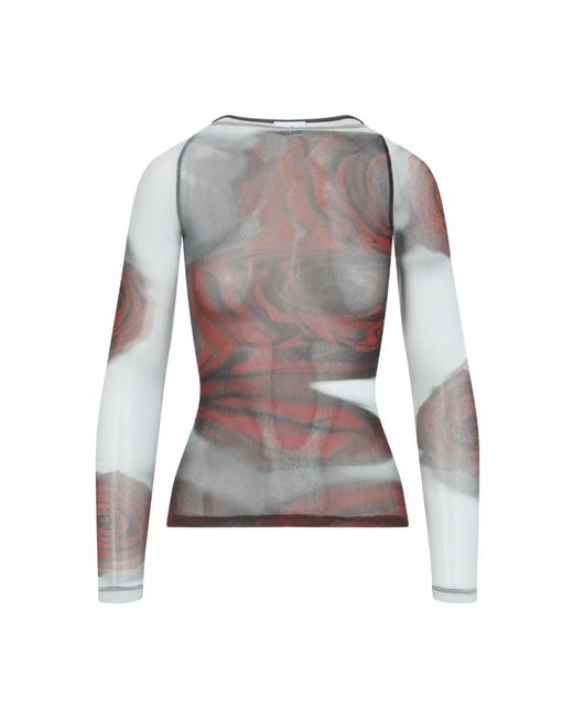 Jean Paul Gaultier Gray Long Sleeve Tops