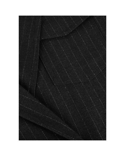 Aaiko Jumpsuits & Playsuits ,Zwart ,Polyester Elegante Pinstripe Jumpsuit in het Black