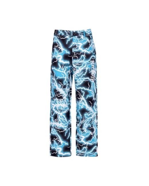 Straight Trousers RIPNDIP de hombre de color Blue