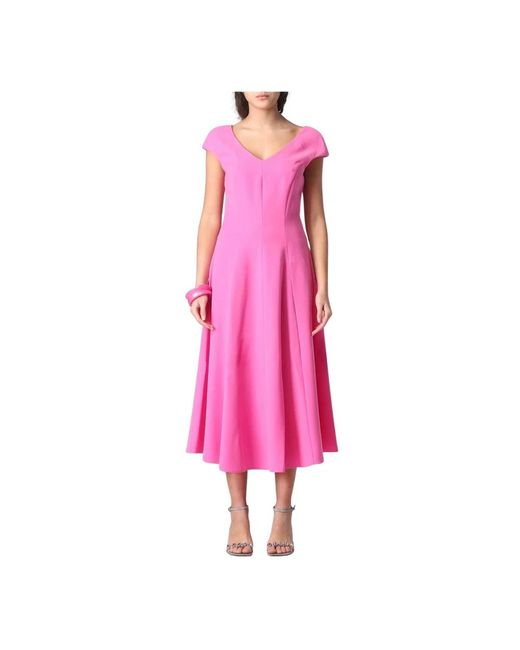 Emporio Armani Pink Midi Dresses