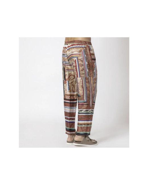 Trousers > wide trousers Pierre Louis Mascia pour homme en coloris Brown