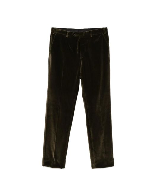 Brioni Black Straight Trousers for men