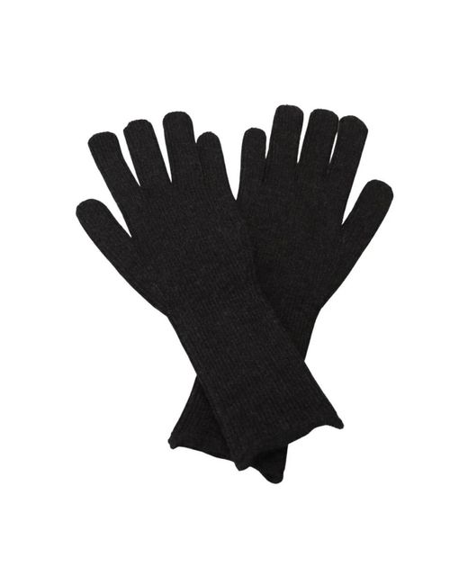 Dolce & Gabbana Luxuriöse schwarze kaschmir-seidenhandschuhe in Black für Herren