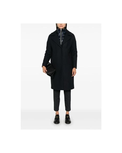 Herno Black Single-Breasted Coats