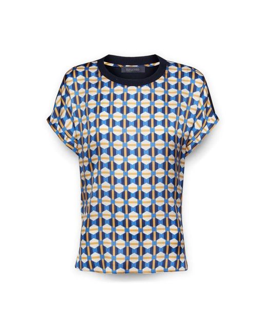 Elena Miro T-Shirts in het Blue