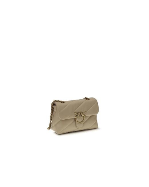 Pinko Natural Shoulder Bags