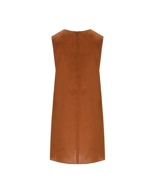 Max Mara Brown Short Dresses