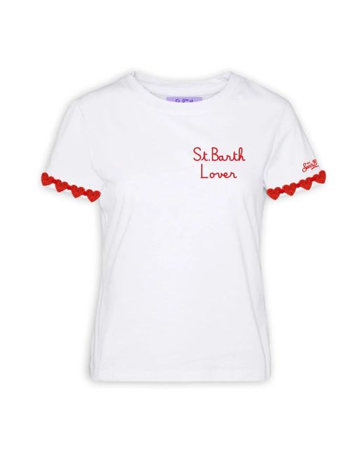 T-shirts Mc2 Saint Barth de color White