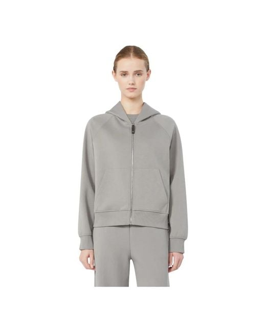 Max Mara Gray Zip-Throughs